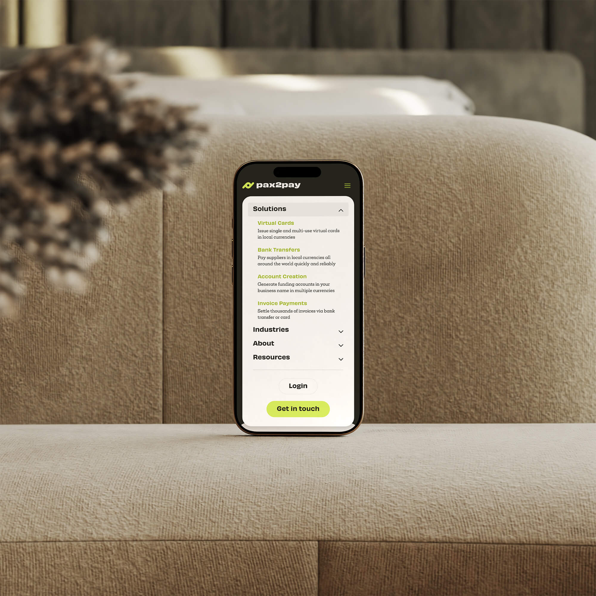 Daniel Naude Home Page Mobile